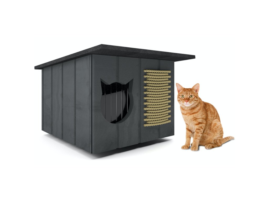 domcek-pre-macky-klasik-sivy