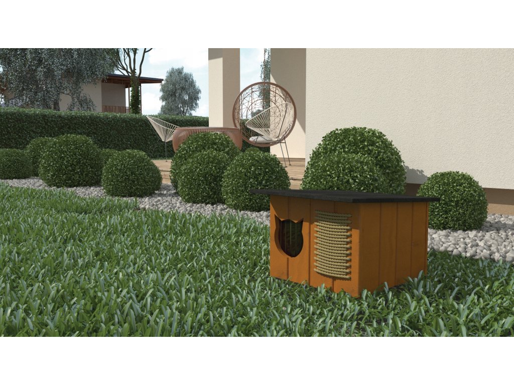 domcek-pre-macky-klasik-v-zahrade